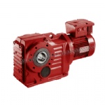 K Series Helical Bevel Gear Speed Reducer with Hollow Shaft and Shrink Disk